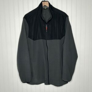 Athletic Works 2XL Men's Full Zip Gray Fleece Jacket Outdoor Activewear Coat